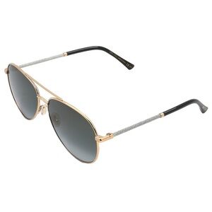 NEW Jimmy Choo Gold Aviator Sunglasses style Devan